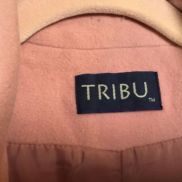 NWOT. Tribu Brand Women’s Size 10 Cashmere Blend Outdoor Jacket Soft Pink - Picture 7 of 11